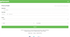 Desktop Screenshot of m.getaroom.com